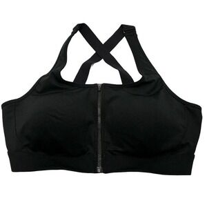 DULUTH TRADING‎ CO Black High Impact Sports Bra Size 18